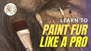 Easy Guide for Painting Realistic Fur | How to Paint Detailed Fur