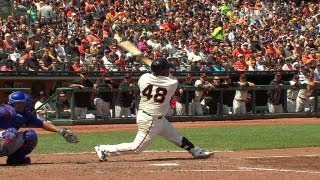 CHC@SF: Panda puts Giants on board with an RBI double