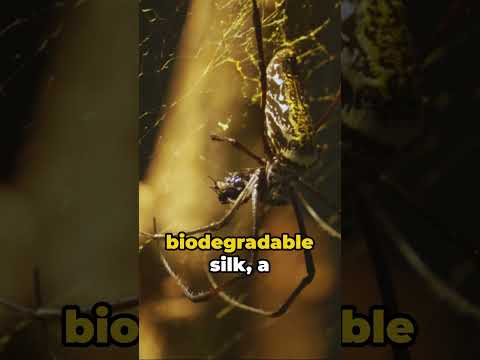 Turning plastic waste into spider silk #science #technology #chemistry #physics #viral #shorts