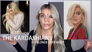 How The Kardashians Go Blonde Over-Night & How You Can Too