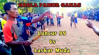 Harla PAMOR GANAS || Luncur 99 Vs Laskar Muda