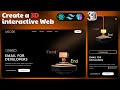 Build a Stunning 3D Website with React, Tailwind & Spline | Beginner Tutorial