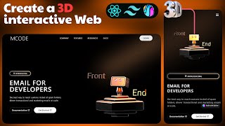 Build a Stunning 3D Website with React, Tailwind & Spline | Beginner Tutorial