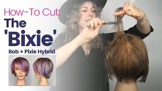 Learn The Bixie Haircut - Modern Mix of Bob & Pixie Haircut