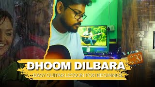 Dhoom - Dilbara Easy Guitar Lesson For Beginner