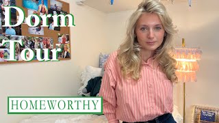 DORMWORTHY | Inside a Coastal and Preppy College Dorm Room