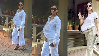 Kareena Kapoor Heavily Pregnant Baby Bump Growing Gracefully In 7Month Pregnancy & Delivery In March