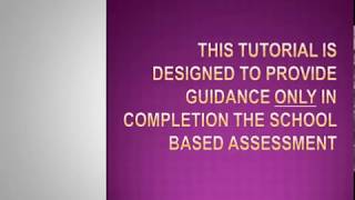 Info Tech SBA Tutorial 2 OMHS