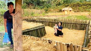 14-Year-Old Single Mother - Digging Soil, Making Bamboo Pond Banks, Ex-Husband S