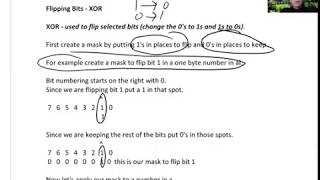 Explanation of using XOR to flip bits in X86 Assembly Language.