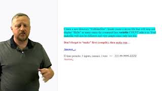 Exercise - Makefiles and Command Line Arguments
