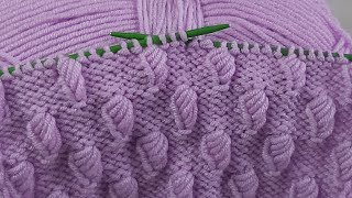 İki şiş çok seveceğiniz örgü model anlatımı 💐crochet knitting