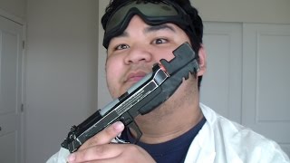 Homemade Airsoft Pistol Compensator | Happy-Tec