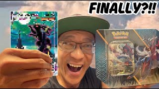 Pulling This $1500 Pokemon Card is Hard?! Opening Tyranitar V Tin \u0026 Kleavor VSTR Special Collection!