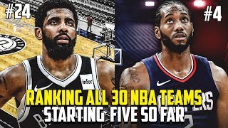 Ranking Every NBA Team Starting 5