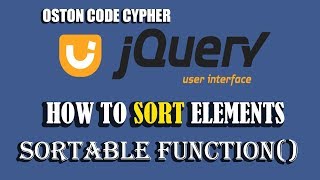 How to sort Elements - Jquery UI