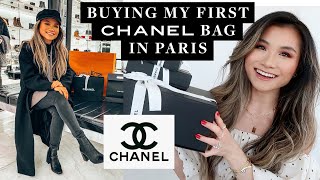 MY FIRST CHANEL HANDBAG UNBOXING 2020 | Buying my first Chanel haul in Paris | Miss Louie