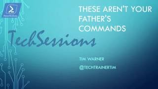 Windows PowerShell Gotcha - These Aren't Your Father's Commands