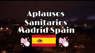 Aplausos Sanitarios MADRID SPAIN