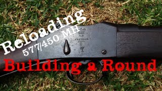 Cheap .577/.450 Martini Henry Reloading - Building a Round