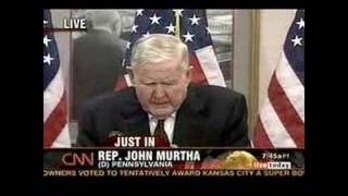 November 17, 2005 Congressman Jack Murtha press conference