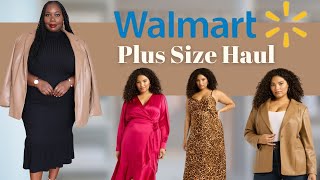 WALMART Plus Size Clothing Haul | Fall Fashion