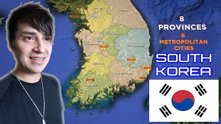 U.S. American Texan reacts to Geography Now! | South Korea (ROK)