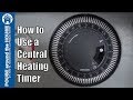 How to use/set a central heating timer. Combi boiler mechanical timer (Baxi Duo Tec)