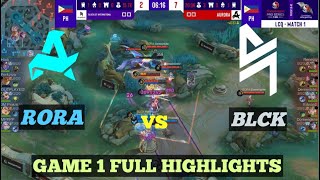 Aurora vs Blacklist Game 1 | Challenge Season | Asia Pacific | Season 6 | MLBB