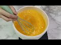 share the recipe for soft orange cake orange foil cake easy to make delicious orange sauce.