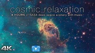 COSMIC RELAXATION: 8 HOURS of 4K Deep Space NASA Footage + Chillout Music for St
