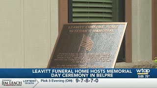 Leavitt Funeral Home and Belpre Veteran’s Association host Memorial Day ceremony