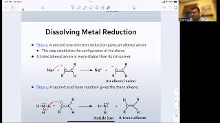 Alkyne dissolving metal mechanism