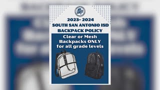 South San ISD enforcing new backpack policy as school begins