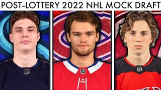 POST-LOTTERY 2022 NHL MOCK DRAFT SIMULATION! (TOP 16 Order Predictions Shane Wright Canadiens/Habs)