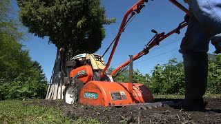 北海道田舎暮らし。耕運機を使って畑を耕す🌈