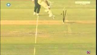 1st test india vs pakistan misbah funny run out