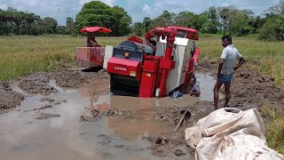 lovol harvester stuck in the mud