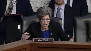 Ernst Participates in Armed Services Committee Hearing on DoD Budget Posture