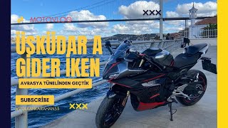 CFMOTO450SR AVRASYA TÜNELİNDEN ÜSKÜDAR A GEÇTİK kuzenlerle buluşma #motovlog #cfmoto450sr