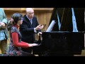 Dan Zhaoyi / Piano Masterclass / Student - Dana Vakhutinsky / Jerusalem Music Centre