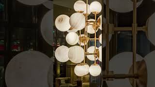 Where Light Whispers a Welcome to All #interiordesign #hospitalitydesign #lighting