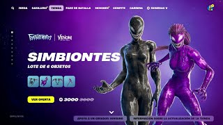 NEVAS SKIN SIMBIONTE SHE-VENOM YA DISPONIBLE, NUEVA TIENDA DE HOY 24/25 DE OCTUBRE FORTNITE!