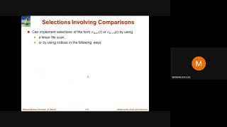 Query Processing Selection operation