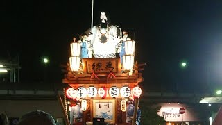 潮来祇園祭礼  (2022.8.5. 初日)  駅前番組  七丁目 定位置に着