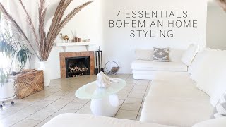 7 Essentials For Bohemian Home Styling | Bohéme Interior Design