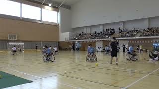 第20回日本車椅子ハンドボール競技大会　びわこリハビリテーション専門職大学 B-Loup　VS 車椅子ハンドボールチーム Acro　前半（2022年9月18日：宮城県仙台市）