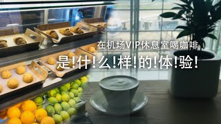 [WONDERFUL!] See Planes when Drinking Coffee in The VIP Lounge of Int'l Airport