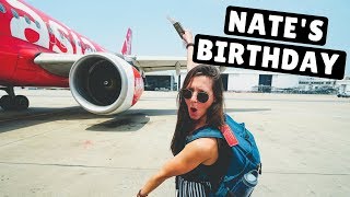 THAILAND to MYANMAR on Air Aisa | Nate's Birthday & Shwedagon Pagoda