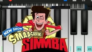 Smashing Simmba theme song in piano #shorts